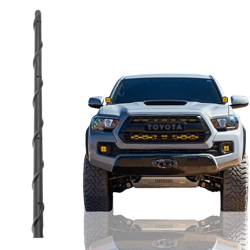 [Australia - AusPower] - Short Antenna for Toyota Tundra 2000-2021 Toyota Tacoma 1995-2015, 13 Inch Stubby Antenna, Spiral Design Flexible Rubber Car Radio Antenna, Accessories Toyota Tundra Tacoma Toyota Tundra Tacoma Antenna 