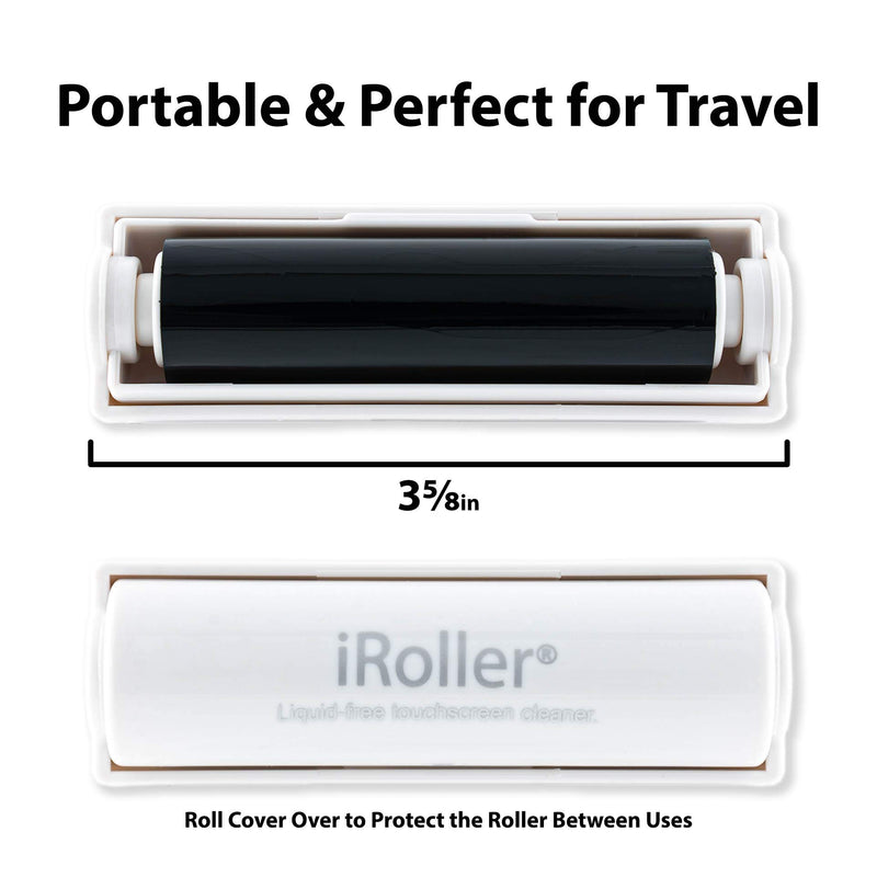 [Australia - AusPower] - iRoller Screen Cleaner - Reusable, Liquid Less Touchscreen Portable, Easy-to-Use, Removes Smudges, Non-Chemical Cleaner for iPad, Laptop, MacBook, PC Monitors, iPhone & Samsung Smartphones 1 