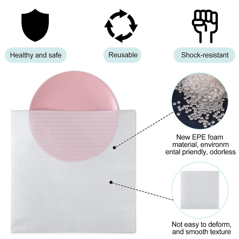 [Australia - AusPower] - 14"x14"Cushion Foam Pouches, Cushion Foam Pouch for Moving and Storing, Convenient to Use, Making Packaging and Transportation Easier,Best Packaging Material 14"x14" 