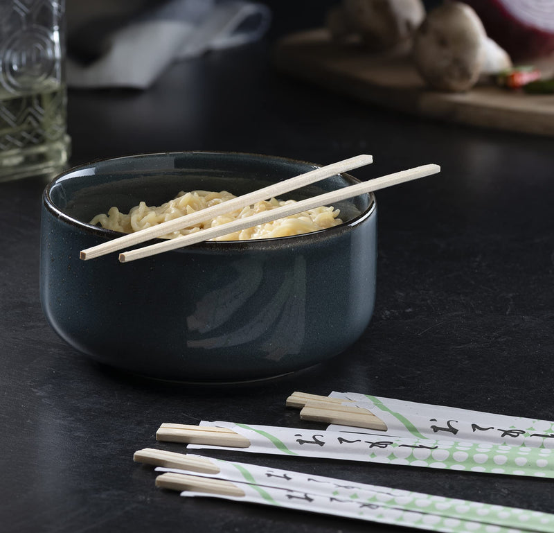 [Australia - AusPower] - 50 Pairs Wooden Chopsticks | Chopstick | Sturdy Smooth Finish Chop Sticks | Individually Wrapped Wooden Chopsticks Disposable 2021 Model 