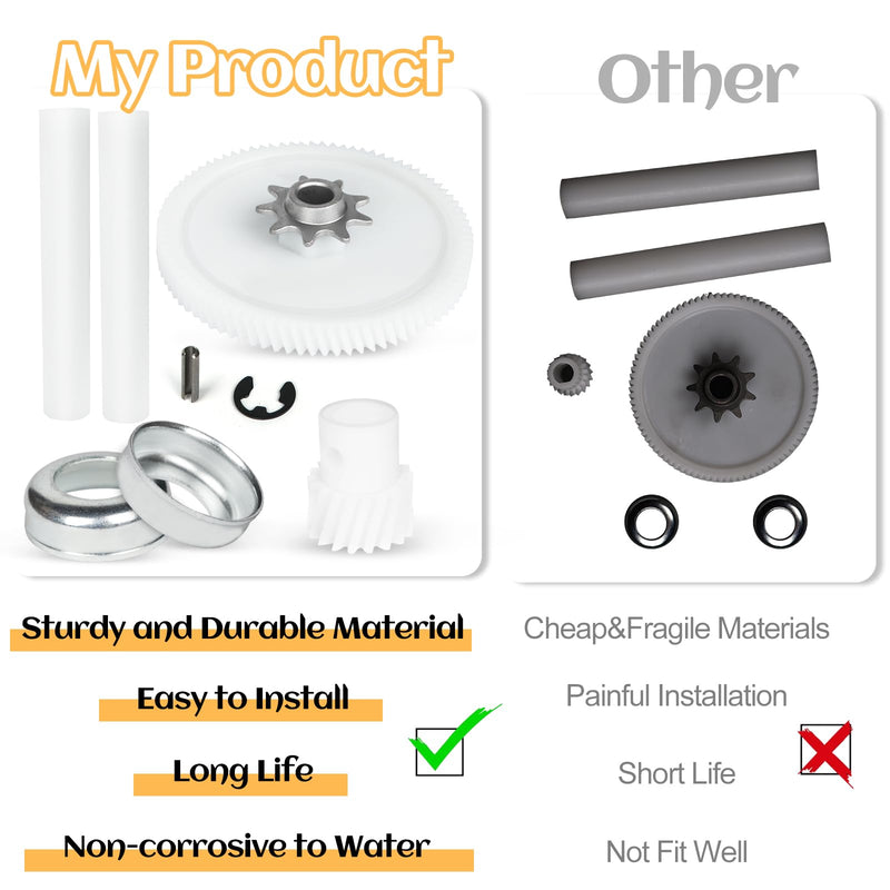 [Australia - AusPower] - New Upgrade 882699 Drive Gear Kit, Trash Compactor Drive Gear Kit Compatible with Whirlpool, KitchenAid, Kenmore, Sears, Jenn-Air, Replace 735285 749046 777103 4163381 416338 882699 