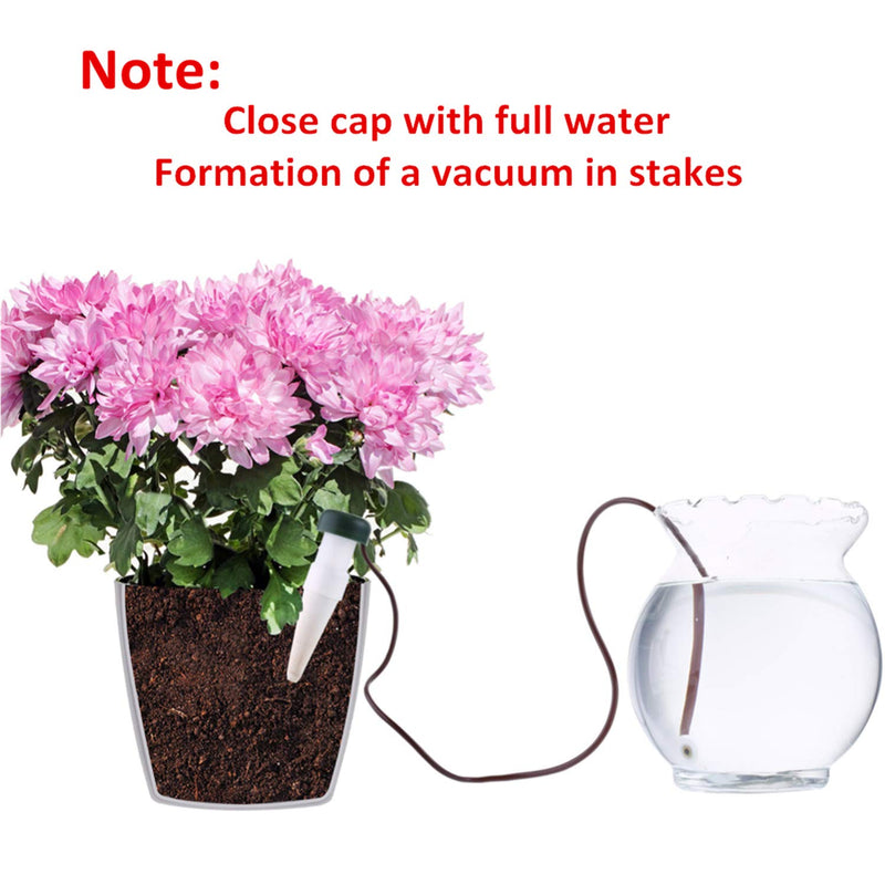 [Australia - AusPower] - HESTYA 10 Pack Plant Watering Stakes Automatic Devices Plant Self Drip Irrigation Slow Release Indoor Outdoor Terracotta Water Spikes for Potted Plants Flower 