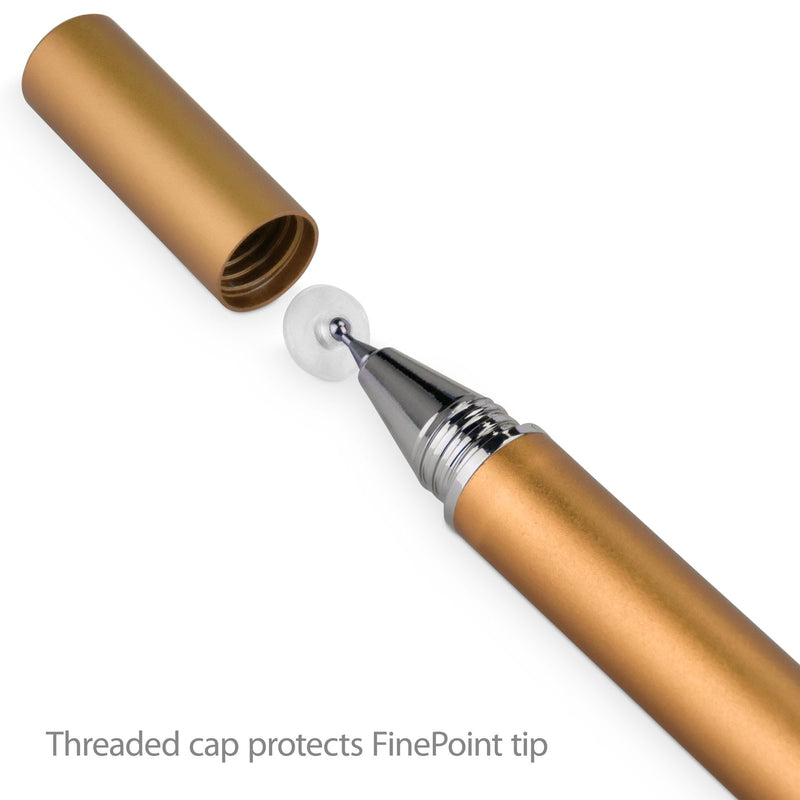 [Australia - AusPower] - Stylus Pen for Samsung Notebook 7 (15.6 in) (Stylus Pen by BoxWave) - FineTouch Capacitive Stylus, Super Precise Stylus Pen for Samsung Notebook 7 (15.6 in) - Champagne Gold Tap-Disc Touch Stylus - Gold 
