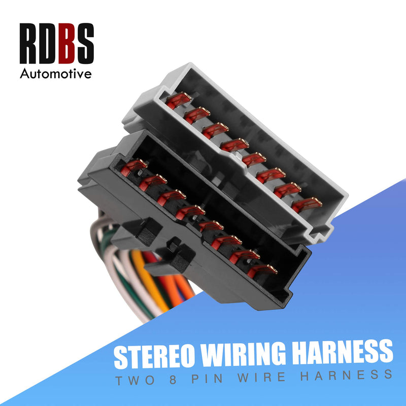 [Australia - AusPower] - RDBS Car Wire Harness Kit to Install Aftermarket Stereo Receiver Fit for 1986-2004 Ford Vehicles 