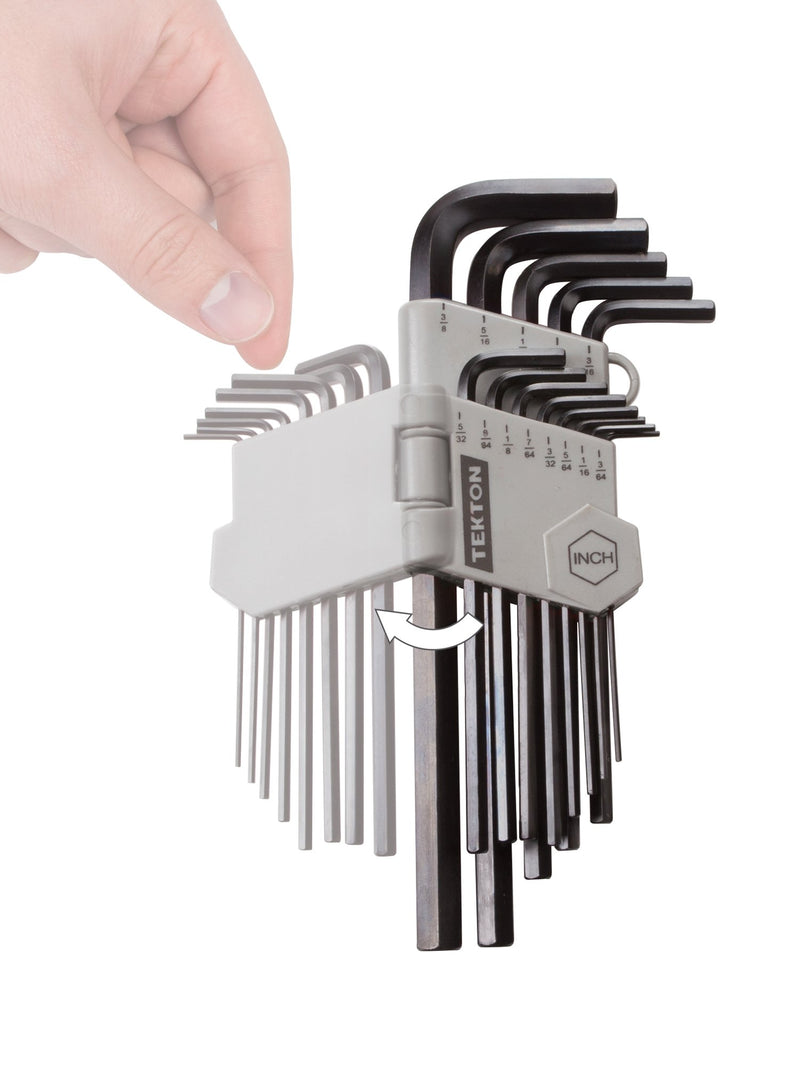 [Australia - AusPower] - TEKTON Hex Key Wrench Set, 13-Piece (3/64-3/8 in.) | 25232 Inch 