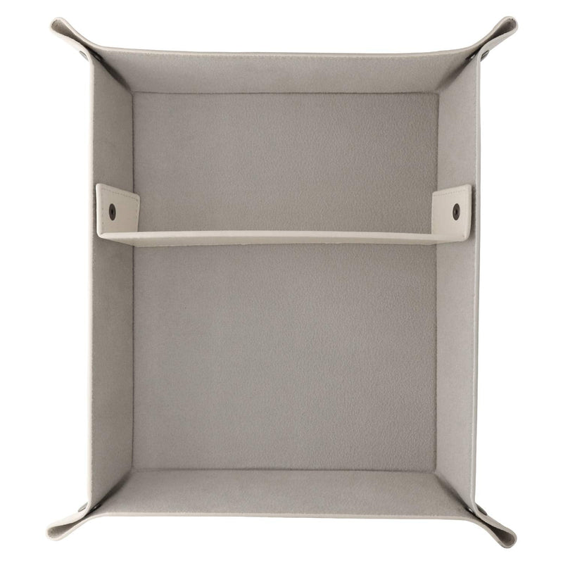 [Australia - AusPower] - Londo Leather Tray Organizer - Practical Storage Box for Wallets, Watches, Keys, Coins, Cell Phones and Office Equipment 