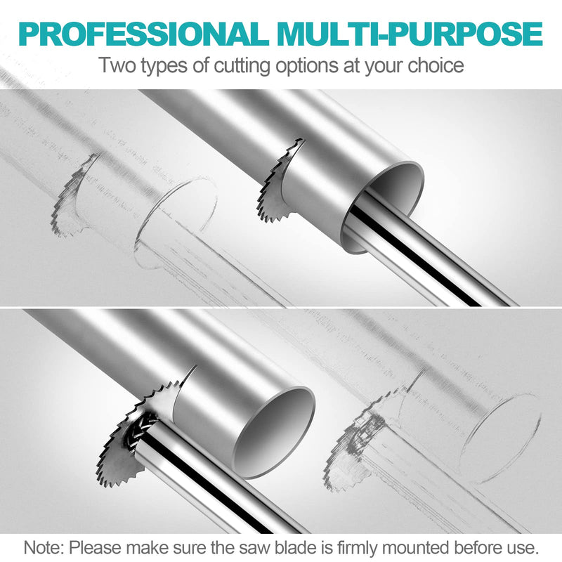 [Australia - AusPower] - LitKiwi PVC Pipe Inside Cutter(4Pcs Saw Blades) with 1/4" Hex Shank,Plumbing Inside Cutter Internal Plastic ABS Pipe Cutter,1-1/4" & 1-3/4" Or Larger Diameter 1 Kit(4PCS Blades) 