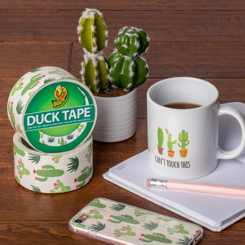 [Australia - AusPower] - Duck Brand 241789 Printed Duct Tape Single Roll, 1.88 Inches x 10 Yards, Cacti 