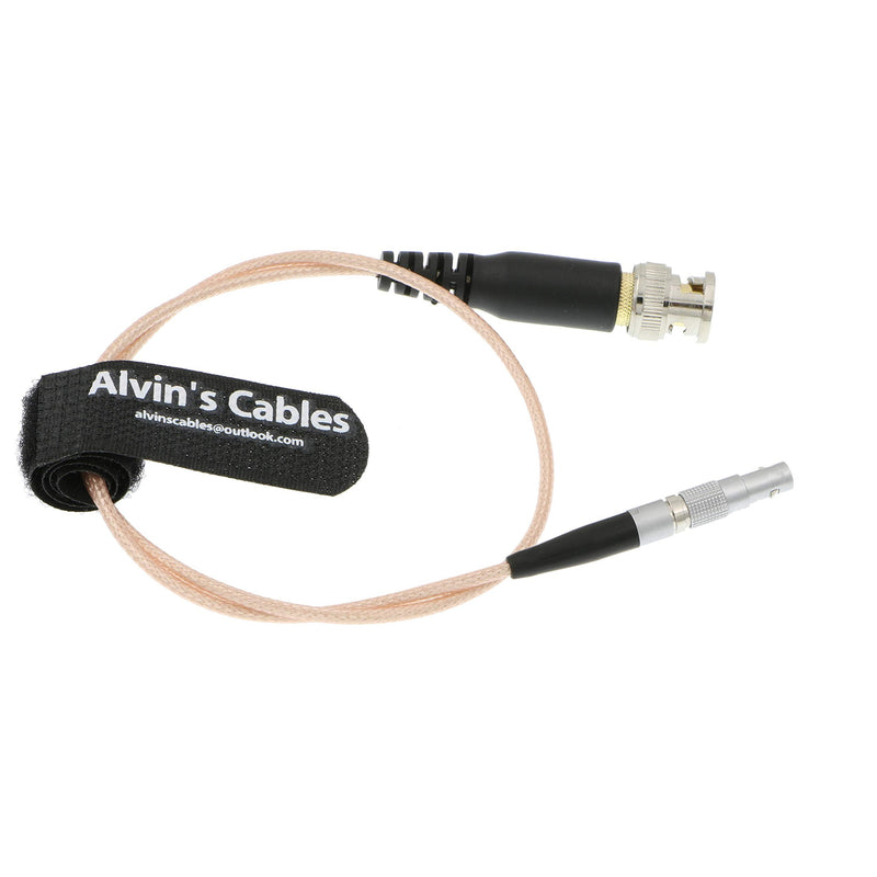[Australia - AusPower] - Alvin's Cables 4 Pin to BNC Male Time Code Input Adapter Cable for Red Epic Scarlet Overmolding Pink 