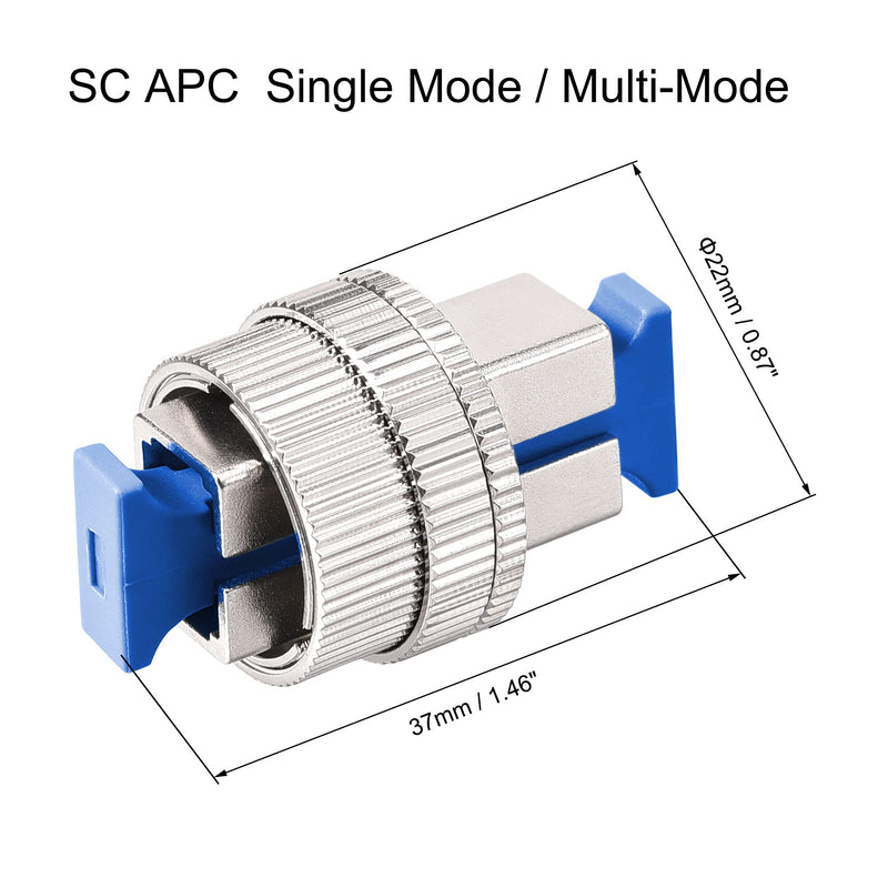 [Australia - AusPower] - uxcell SC UPC Mechanically Variable Optical Attenuator, Single Mode/Multi-Mode 0-30dB Adjustable VOA Fiber Optic Attenuator 