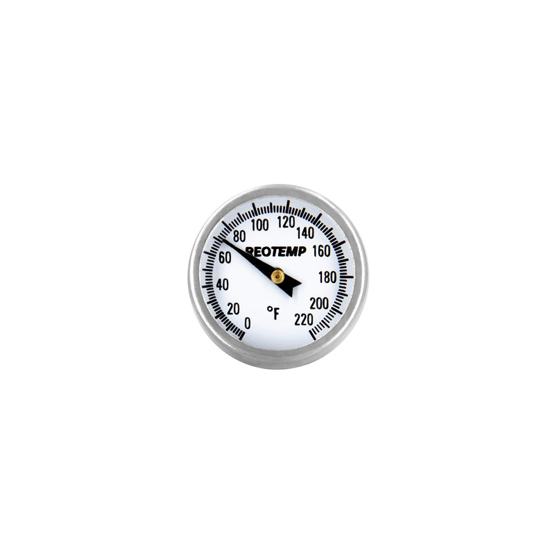 [Australia - AusPower] - REOTEMP K79-3 Pocket Thermometer, Waterproof, 5" Stem, 1" Dial (0 to 220 Fahrenheit) 0 to 220 Fahrenheit 