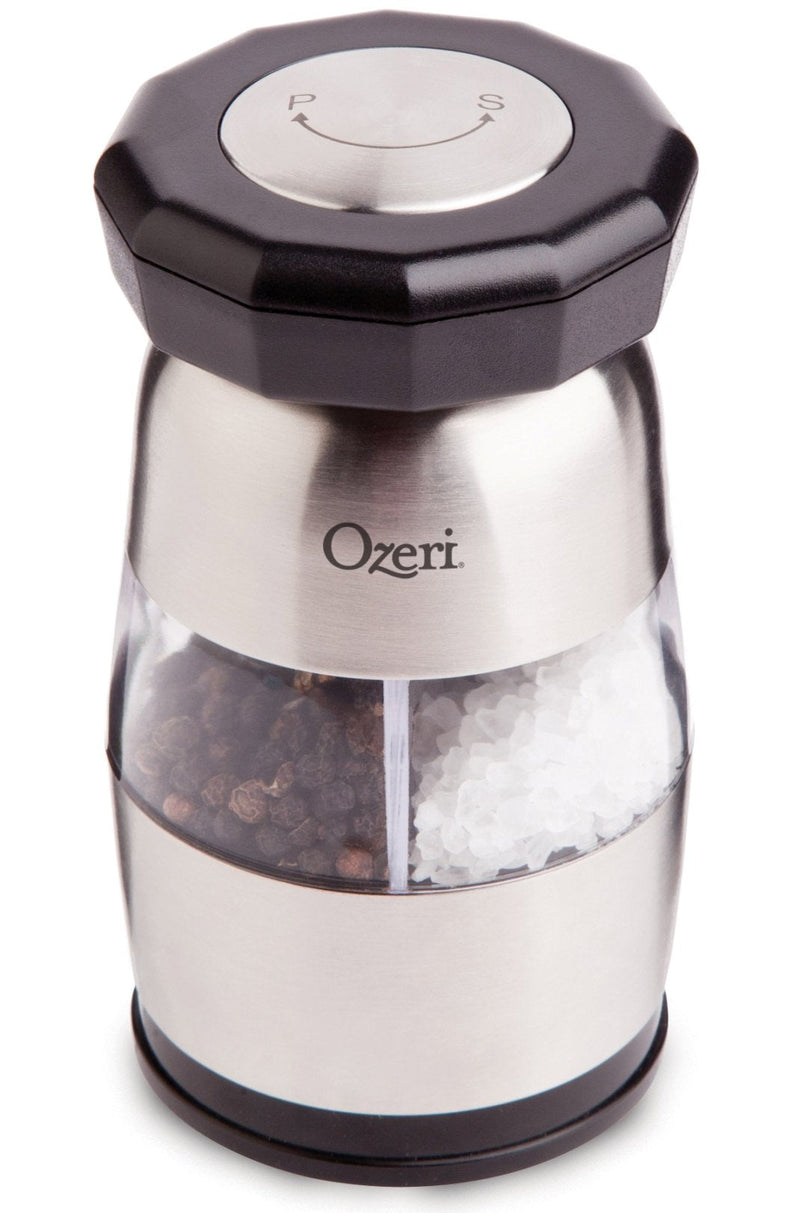 [Australia - AusPower] - Ozeri Duo Ultra Salt and Pepper Mill and Grinder, Stainless Steel 