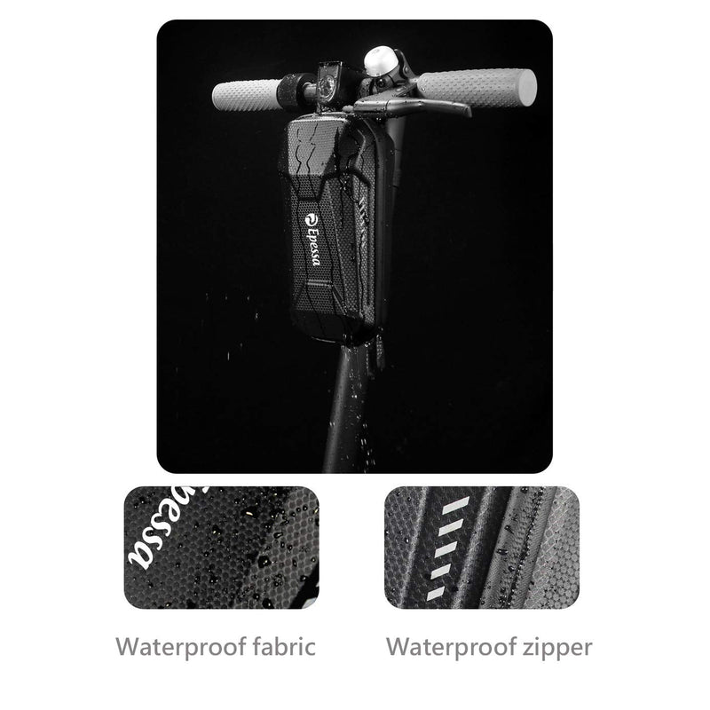 [Australia - AusPower] - Epessa Universal Scooter Bag, EVA Scooter Handlebar Bag, Waterproof Scooter Front Bag for Carrying Charger Tools Repair Tools/Large Capacity/Portable (2L) 