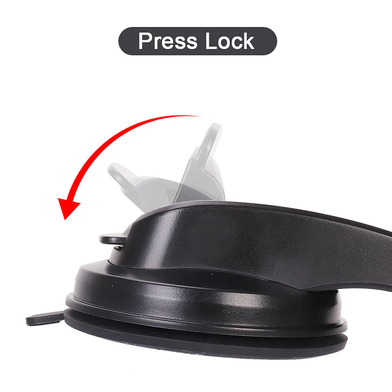[Australia - AusPower] - SALEX Magnetic Suction Cup Phone Holder for Car Dashboard, Windshield. Black Adjustable Cell Phone Clamp Mount. Universal Rotatable Mobile Phone Bracket for Gadgets, Smartphone, Tablet. Cradle for GPS 