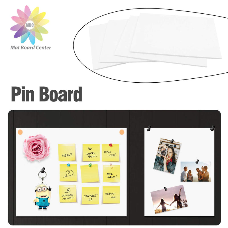 [Australia - AusPower] - Mat Board Center, Pack of 10 Foam Boards, 11x14 inch (Many Sizes Available) 1/8" Thick, White Foam Boards (Acid-Free) 
