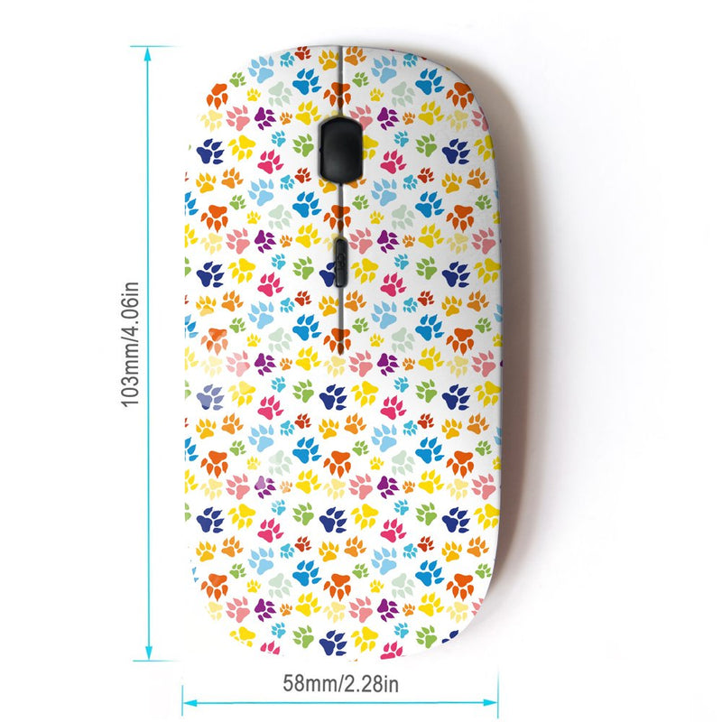[Australia - AusPower] - KOOLmouse [ Optical 2.4G Wireless Computer Mouse ] [ Cute Dog Paw Print ] 