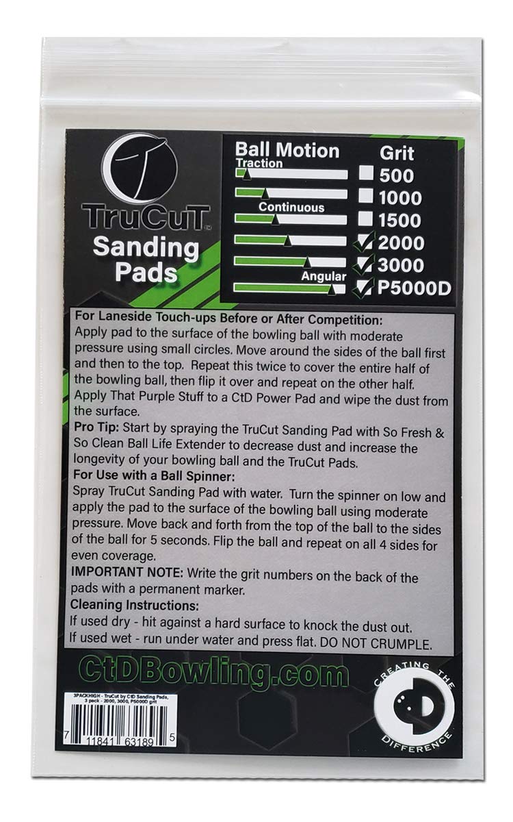 [Australia - AusPower] - Creating the Difference TruCut Sanding Pads | 3 Pack High (5") 