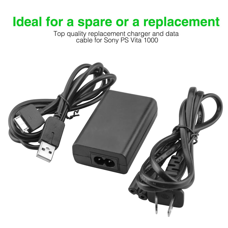[Australia - AusPower] - PS Vita Charger, AC Adapter Wall Charger Compatible with Sony Playstation Vita 1000 (Only Compatible with PSV 1000) 