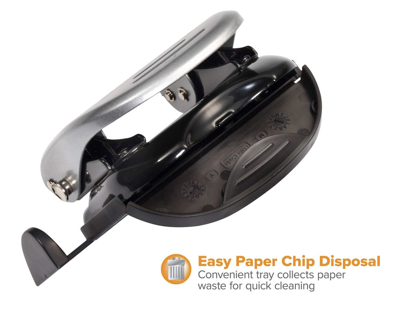 [Australia - AusPower] - Bostitch Office EZ Squeeze Reduced Effort 2-Hole Punch, 20 Sheets, Locking Handle, Silver (2310) 