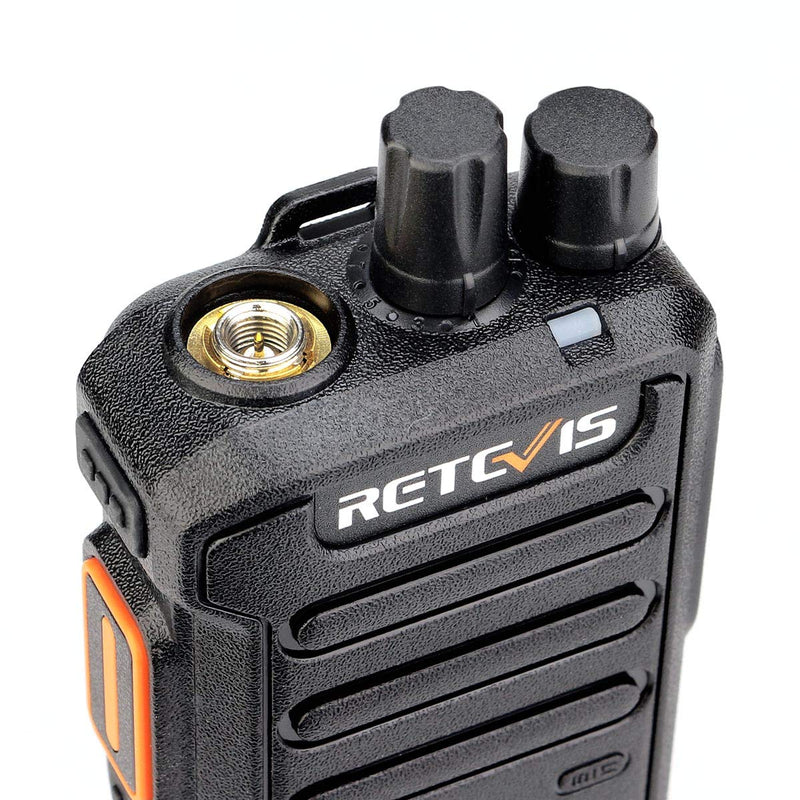 [Australia - AusPower] - Retevis RT43 Rechargeable Walkie Talkies for Adults, 1400mAh Handheld DMR Radio, Dual Time Slot 32CH Group Call VOX Digital and Analog 2 Way Radio(1 Pack) 