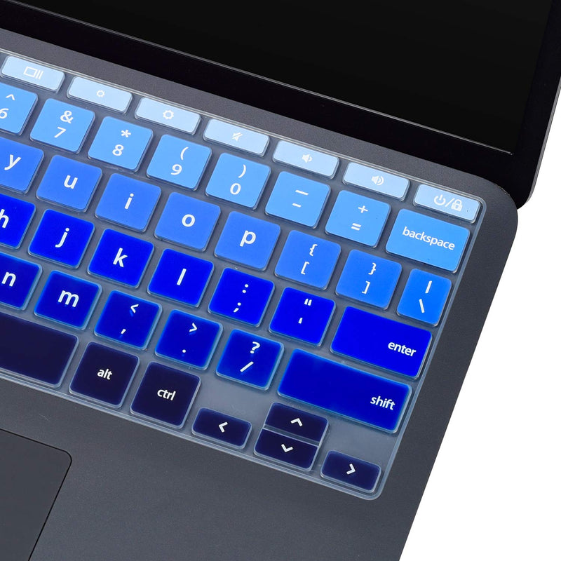 [Australia - AusPower] - Keyboard Cover for HP Chromebook 11A G8 11.6",2020 HP Chromebook 11 11a-na0010nr/21nr/30nr/40nr/50nr/60nr,HP Chromebook X360 12b-ca0010nr,HP Chromebook x360 11 G3 EE Laptop Protective Accessories Ombre Blue6S 