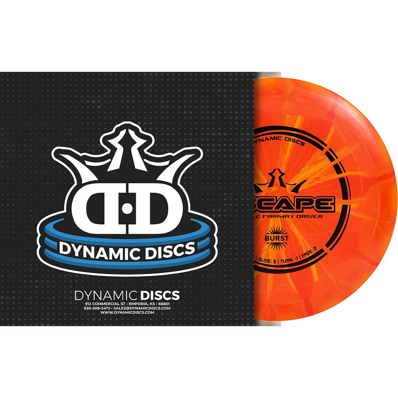 [Australia - AusPower] - Dynamic Discs Prime Burst Escape Disc Golf Driver | Frisbee Golf Fairway Driver | Neutral Flying Golf Disc | Stamp Colors Will Vary Blue 
