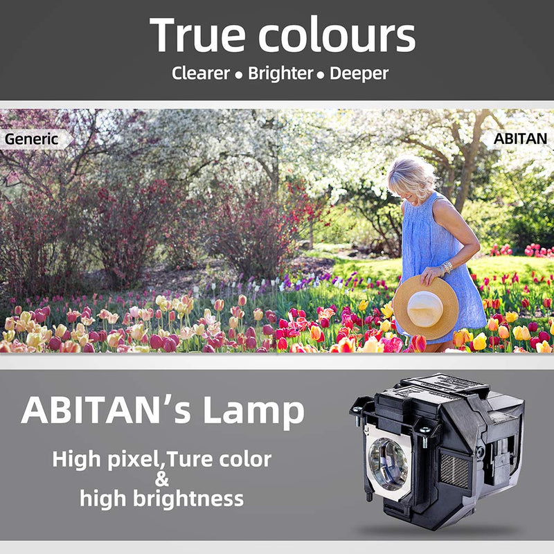[Australia - AusPower] - ABITAN ELP-LP96 / V13H010L96 Replacement Projector Lamp for ELPLP96 for Epson Powerlite Home Cinema 2100 2150 1060 660 760hd VS250 VS355 EX5260 VS350 EB-S41 EH-TW650 TW5650 Projector with Housing 