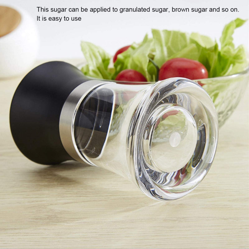 [Australia - AusPower] - Sugar Dispenser, Household Acrylic Sugar Jar Dispenser Sugar Shaker Kitchen Utensil Accessories(100ml) 100ml 