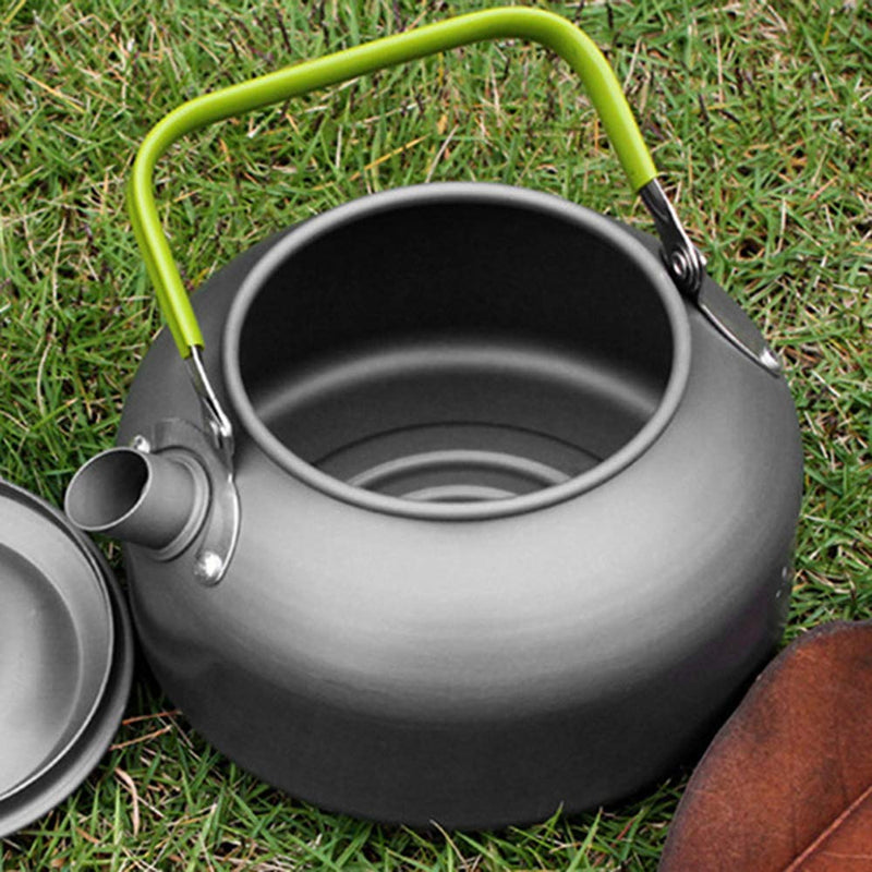 [Australia - AusPower] - Docooler Camping Kettle - 1.1L & 1.6L Portable Ultra-Light Outdoor Hiking Camping Picnic Water Kettle, Teapot, Coffee Pot - Compact, Quick-Heat & Anti-scalding (0.8L) 
