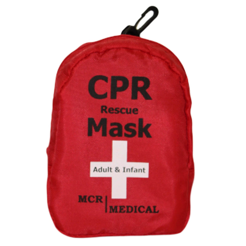 [Australia - AusPower] - Pack of 5 MCR Medical Adult & Infant CPR Mask Combo Kits (with 2 Valves ea.) 