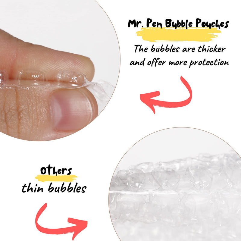[Australia - AusPower] - Mr. Pen- Bubble Cushion Wrap Pouches, 100 Pack, 4x6 Inches, Bubble Pouches, Bubble Out Wrap Bags, Bubble Bags, Bubble Bags for Shipping, Bubble Bags for Packing, Bubble Sleeves 