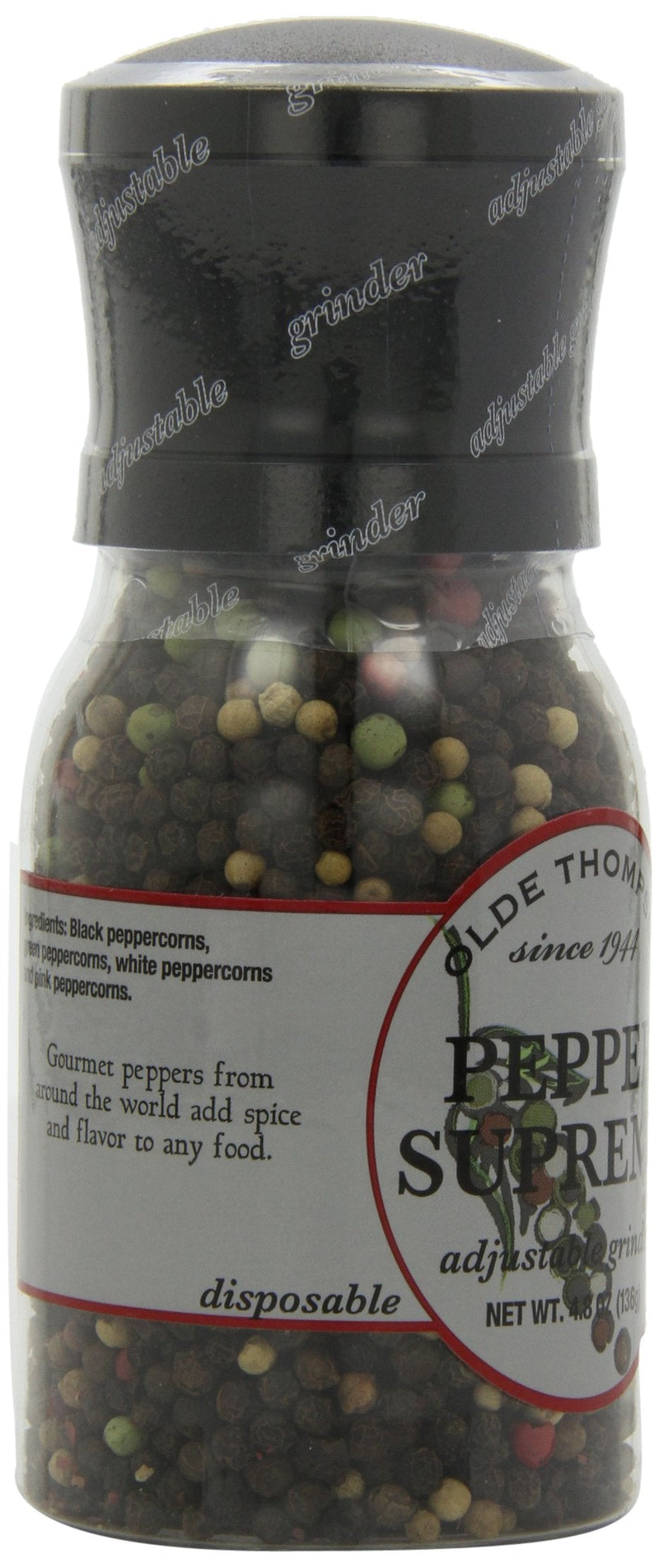 [Australia - AusPower] - Olde Thompson Pepper Supreme, 4.8-Ounce Grinders (Pack of 2) 