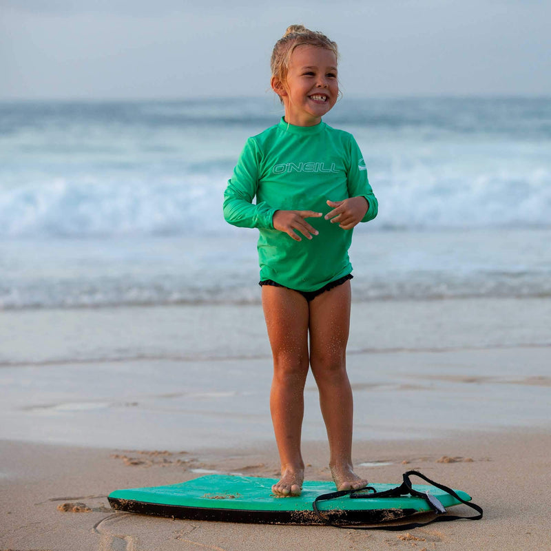 [Australia - AusPower] - O'Neill Youth Basic Skins UPF 50+ Long Sleeve Sun Shirt 4 Lime 