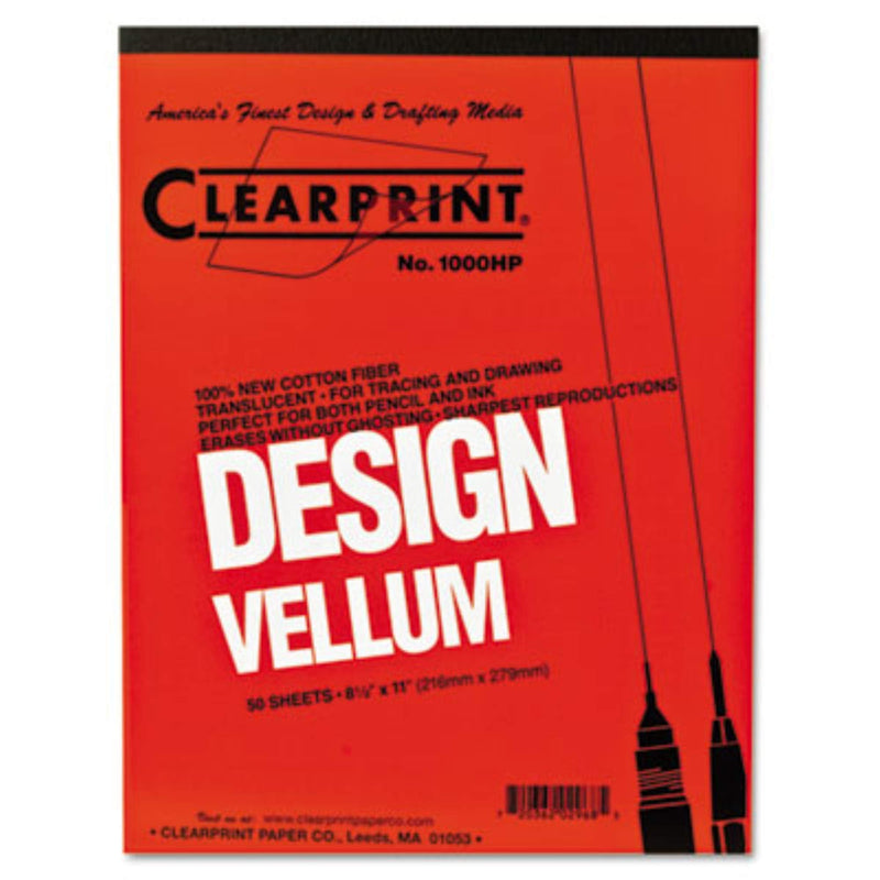 [Australia - AusPower] - Chartpak 10001410 Vellum Pad, 50 Sheets, Acid-free, 8-1/2-Inch x11-Inch, White 