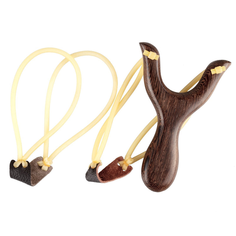 [Australia - AusPower] - BASUNE Solid Wooden Slingshot Toys with Classic Construction Hunting Slingshot for Catapult Game, Outdoor, Hunting-for Kids/Children/Adult 