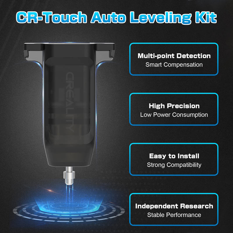 [Australia - AusPower] - Creality Ender CR Touch Auto Bed Leveling Sensor Kit, Upgrade Low Noise and More Durable Than BL Touch, for 3D Printer Ender 3 Ender 3 V2 Ender 3 Pro Ender 5 Ender 5 Pro 