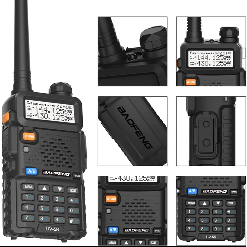 [Australia - AusPower] - BAOFENG UV-5R Dual Band Two Way Radio (Black) 