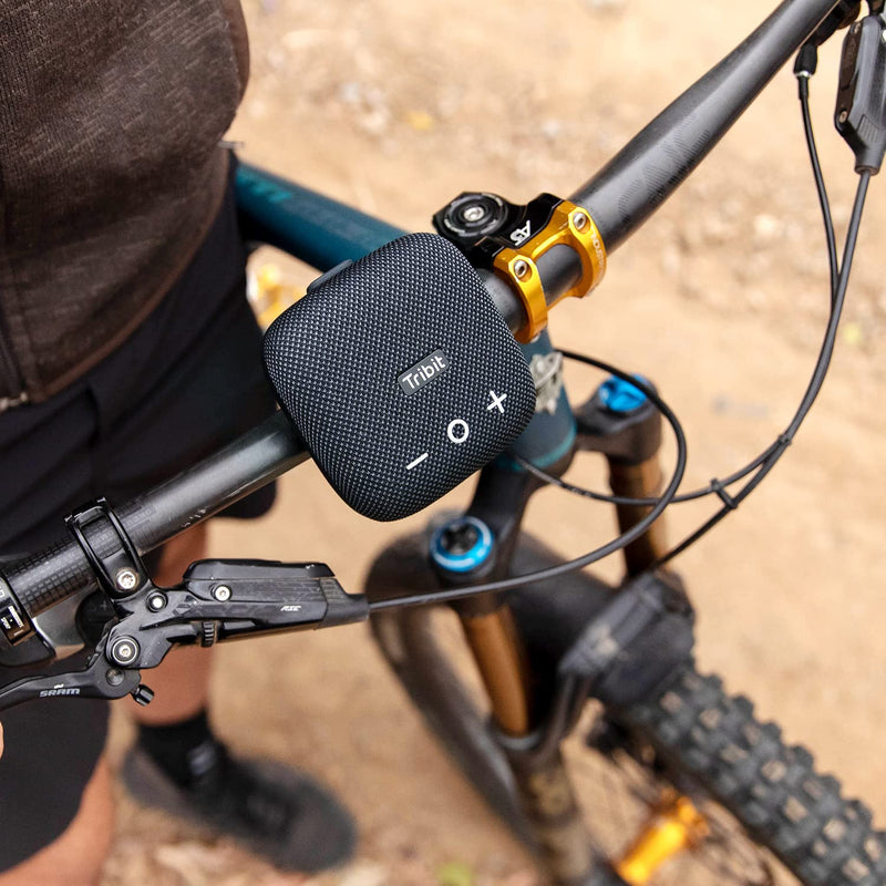 [Australia - AusPower] - Tribit Stormbox Micro 2 Portable Speaker: 90dB Loud Sound Deep Bass IP67 Waterproof Small Speaker Built-in Strap, 12H Playtime Long Battery Powerbank for Outdoor Camping Biking, 120ft Bluetooth Range 