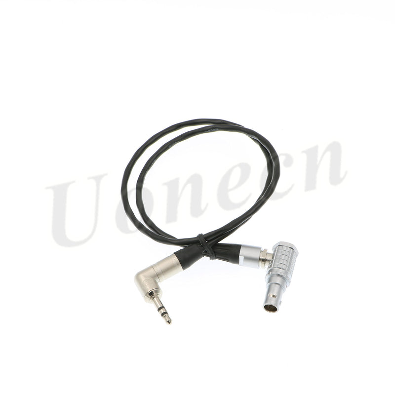 [Australia - AusPower] - Uonecn Sound Device Time Code Cable Right Angle 3.5mm to 0B 5 pin Male Tentacle Sync Adapter Cable 