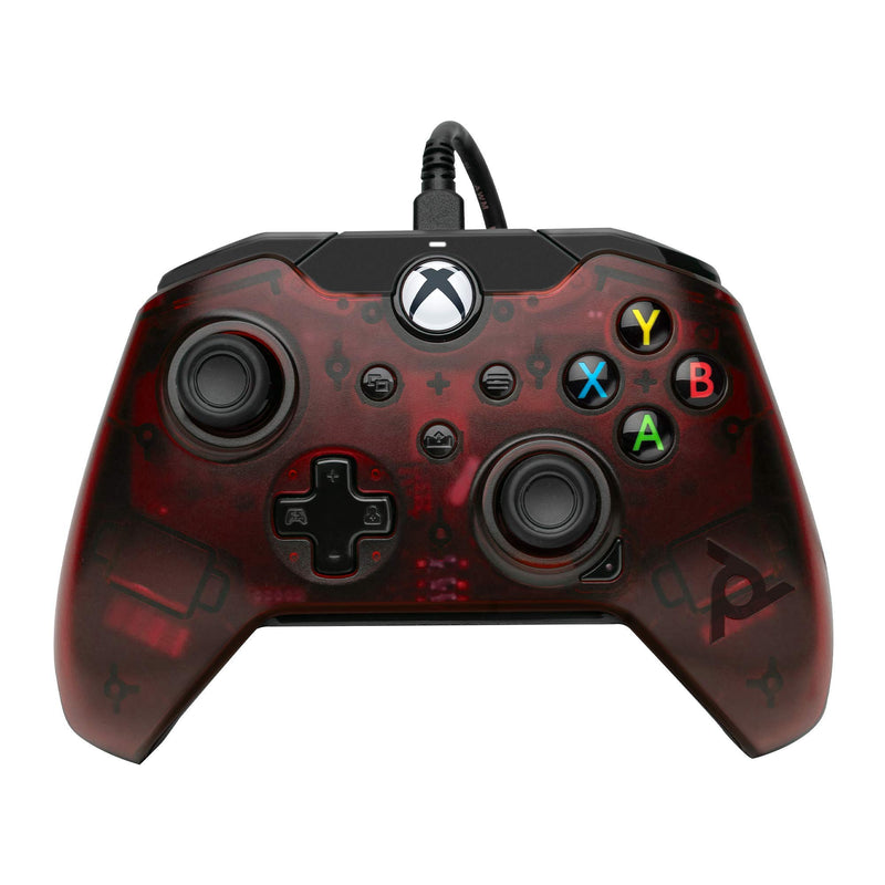 [Australia - AusPower] - PDP Wired Game Controller - Xbox Series X|S, Xbox One, PC/Laptop Windows 10, Steam Gaming Controller - USB - Advanced Audio Controls - Dual Vibration Videogame Gamepad - Crimson Red Xbox Series X│S 