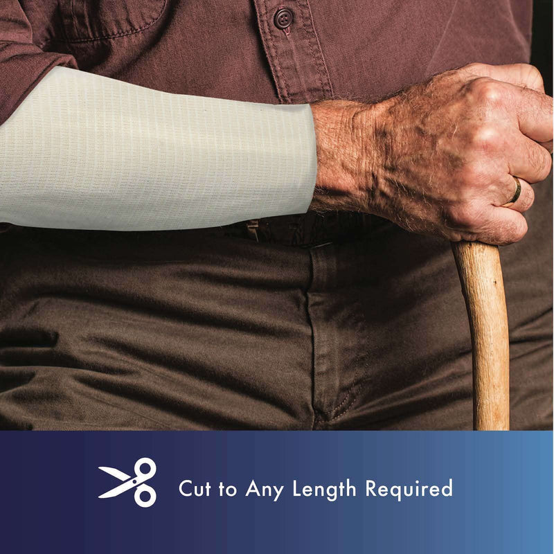 [Australia - AusPower] - KinGrip Tubular Elastic Support Bandages by Kinship Comfort Brands | Tubular Bandage Protects Fragile Skin | Latex-Free | Wound Care | Edema & Lymphedema Support | Made in USA | Size B 2.5”x10 MTR SIZE B (2.5" x 10 Meter) 