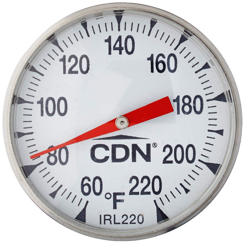 [Australia - AusPower] - CDN Large Dial Cooking Thermometer 1.75-inch/4.4 cm Magnified Dial 