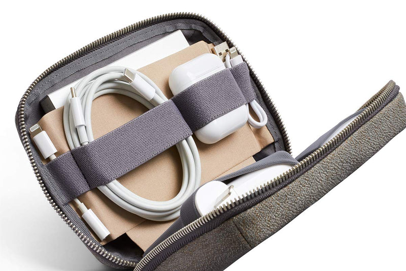 [Australia - AusPower] - Bellroy Tech Kit Compact (Tech Accessories Organizer, Zipper Pouch) - Limestone 