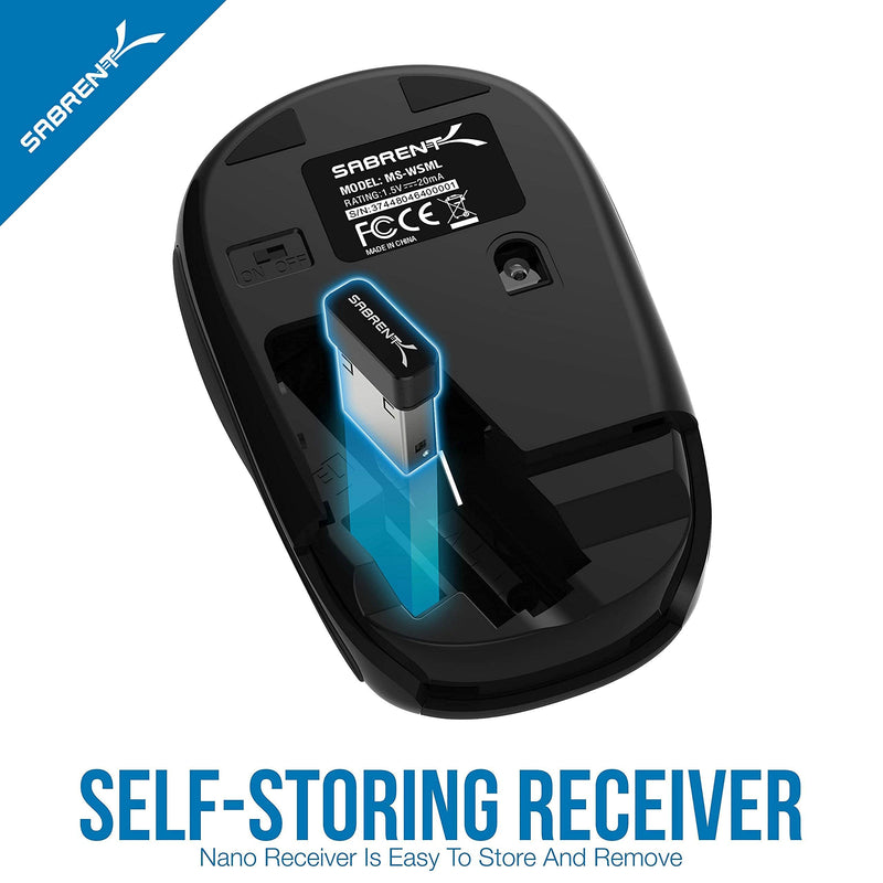 [Australia - AusPower] - Sabrent 60W 10-Port USB 3.0 Hub + Mini Travel 2.4GHz Wireless Mouse with Nano Receiver 