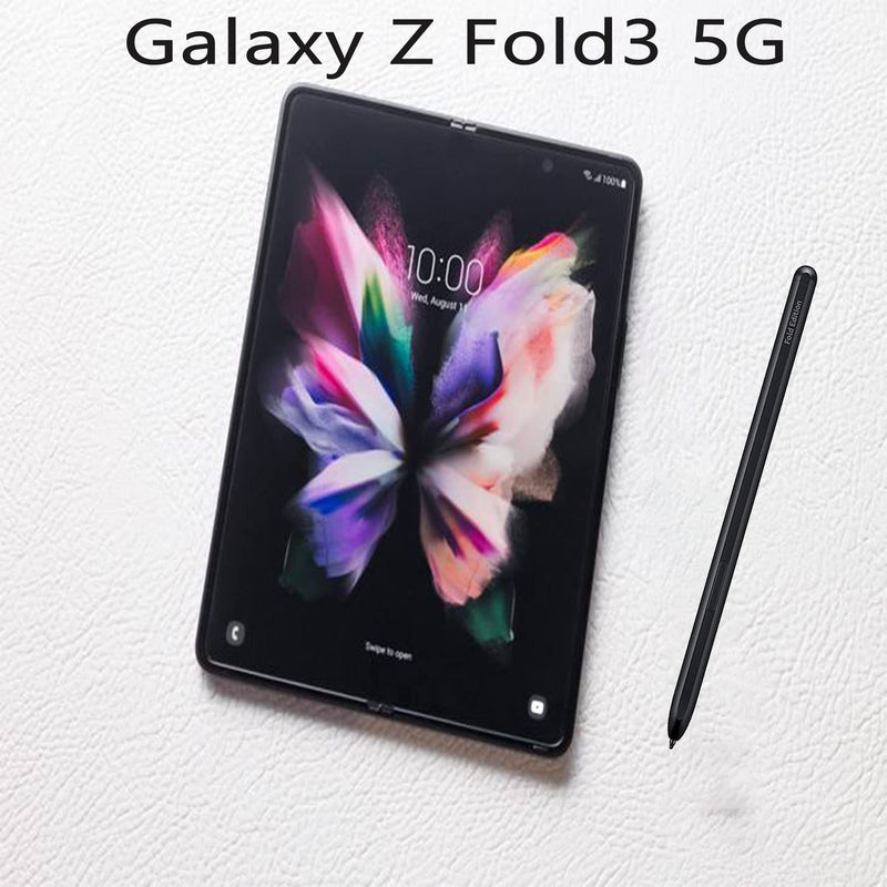 [Australia - AusPower] - Fold Edition Galaxy Z Fold 3 Pen Replacement for Samsung Galaxy Z fold 3 5G S Pen Touch Stylus +Replacement Tips/Nibs (Black) 