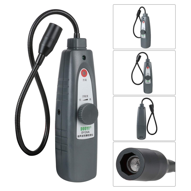 [Australia - AusPower] - BELEY Ultrasonic Leak Detector, Air Water Fluid Pressure Vaccum System Leaks Tester with Headphone Accessory Kit for Detecting Leakage of Window Door Sealed Container 