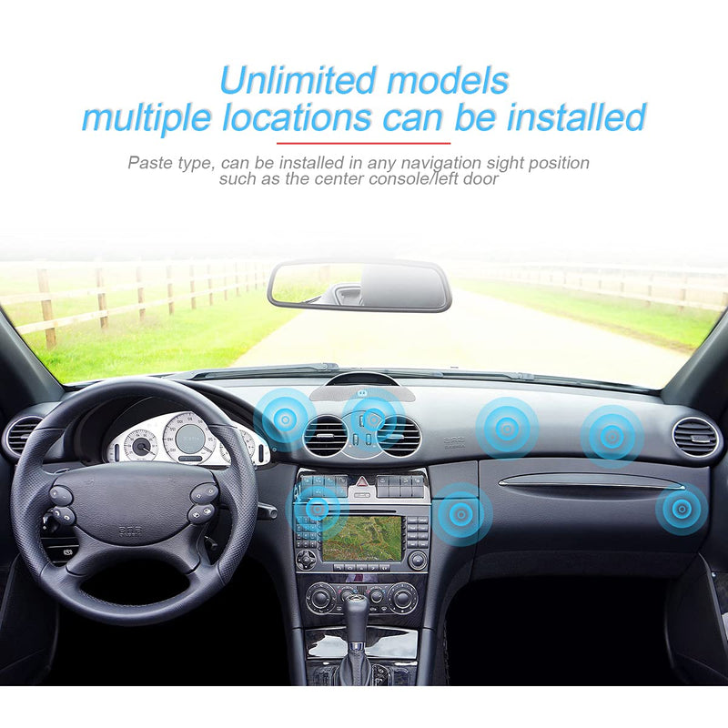 [Australia - AusPower] - Magnetic Phone Mount for Car, 360° Rotatable Universal Mobile Phone Holder for Dashboard and More Places, Suitable for iPhone 12/12 Pro/Pro Max More 4-4.7" Devices 