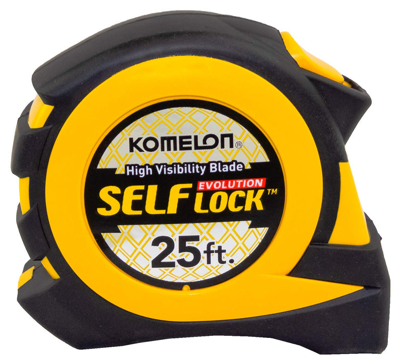 [Australia - AusPower] - Komelon EV2825 25' x 1" Self-Lock Evolution Tape Measure, 1-Pack 