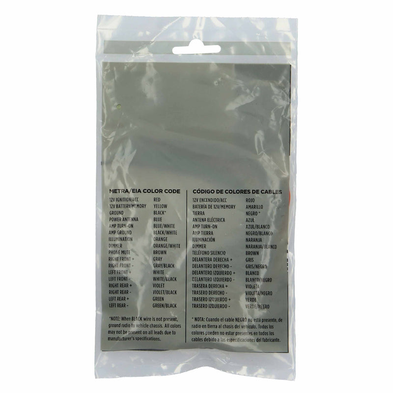[Australia - AusPower] - Metra 70-1761 Radio Wiring Harness For Toyota 87-Up Power 4 Speaker Standard Packaging 