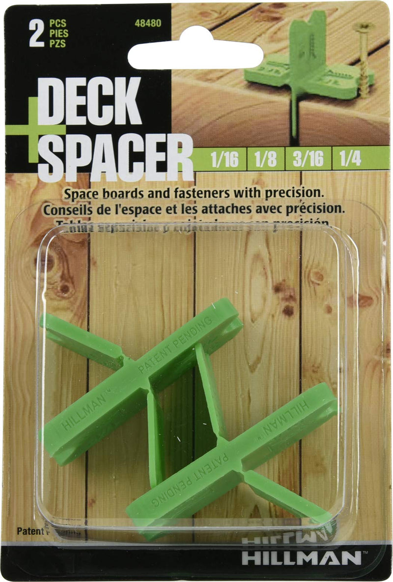 [Australia - AusPower] - Hillman 48480 Deck Spacer Tool 2 Pack, Green 